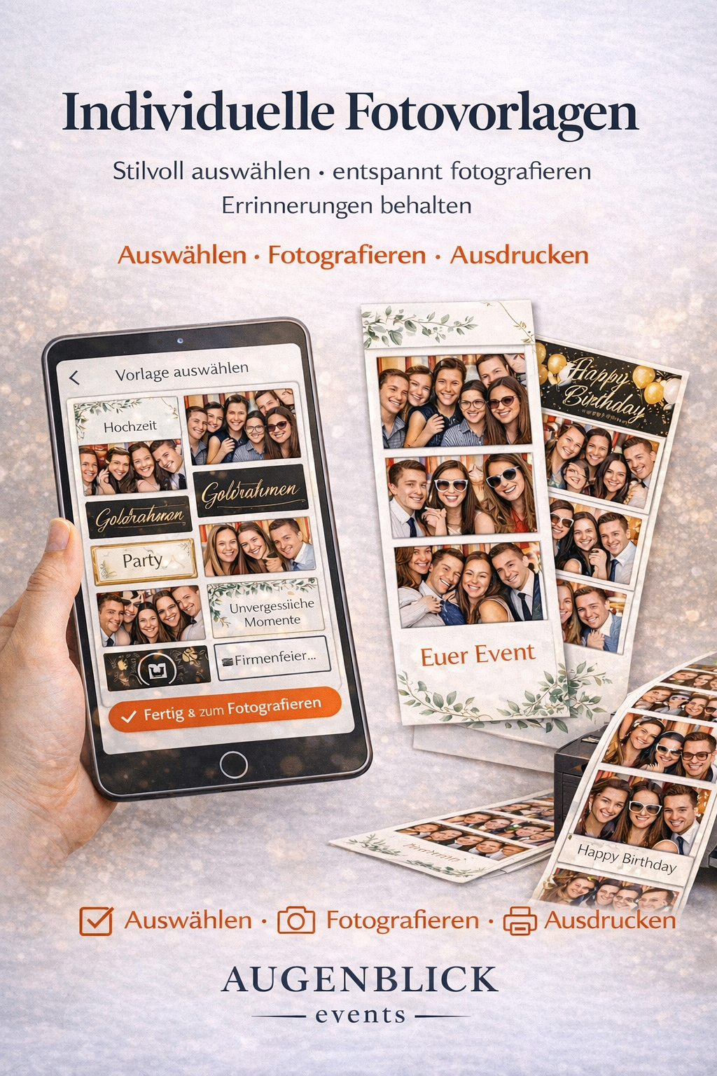 Auswahl an Fotovorlagen